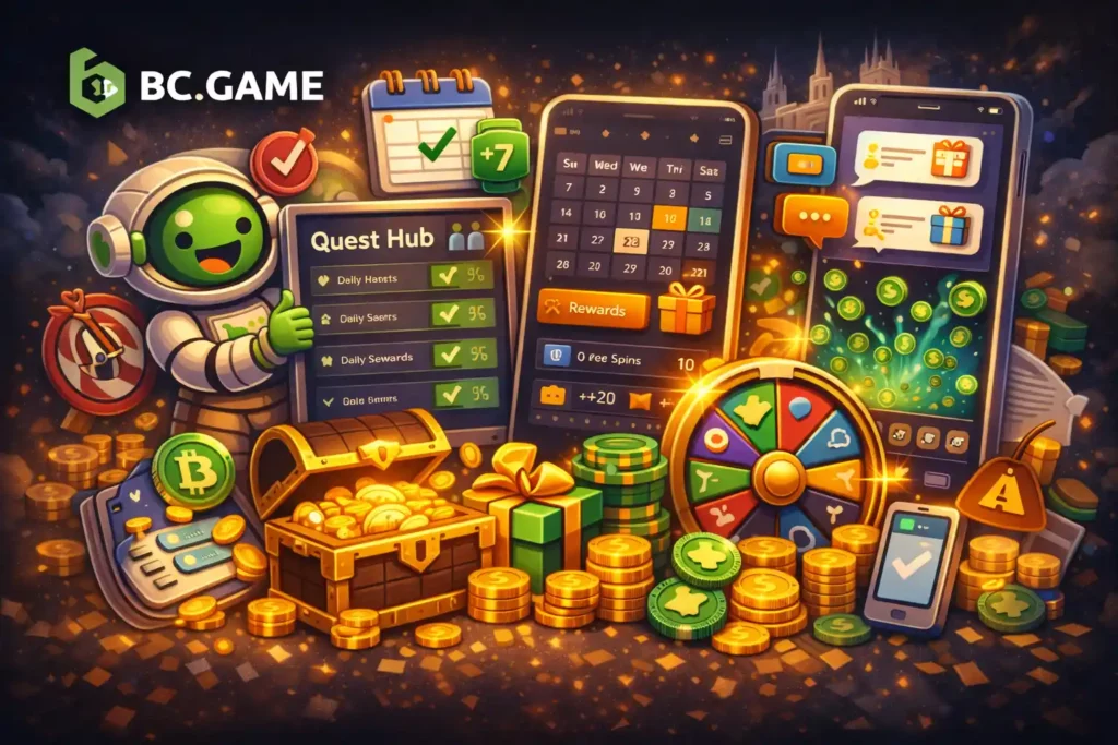 Daily and Weekly Bonuses at BC.Game