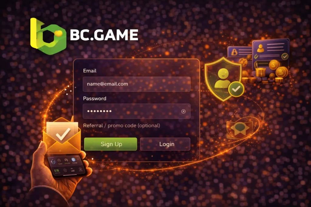 BC Game Registration Process