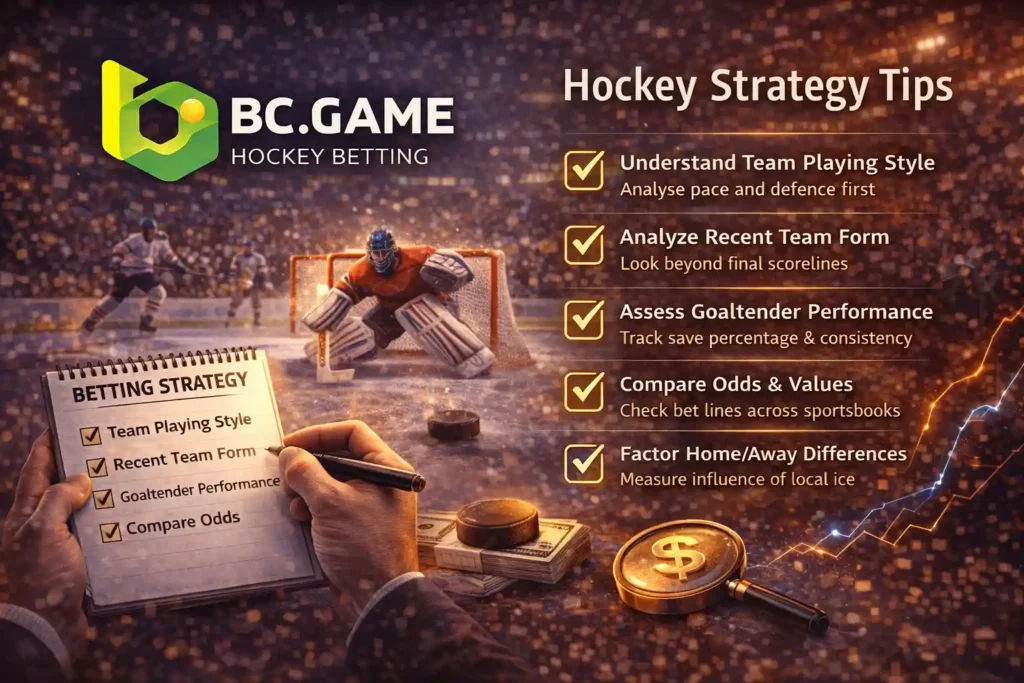 Hockey Betting Strategy Tips